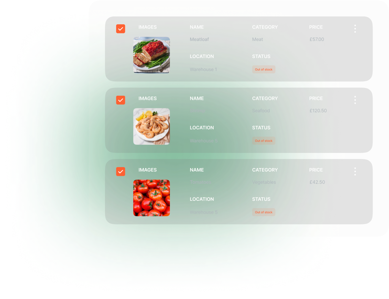 AI Recommendation UI